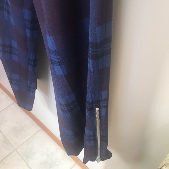 Aritzia Babaton size 10 plaid tartan like trousers! - Picture 3 of 7
